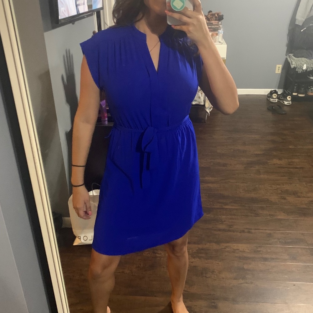 Royal blue dress